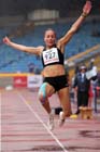 Jade Surmann (Birchfield) long jump at the 2012 England and North Champs.